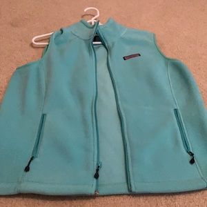 Vineyard Vines mint green sweater fleece vest! NWOT, size medium